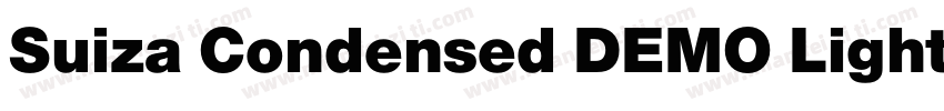Suiza Condensed DEMO Light字体转换